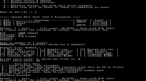 offline nt password editor
