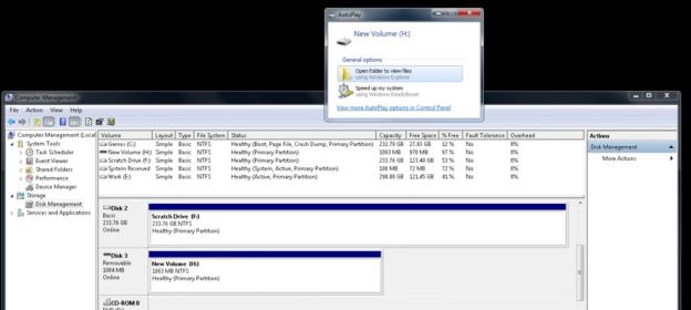 usb disk partition