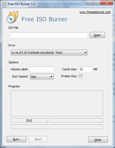 free iso to dvd