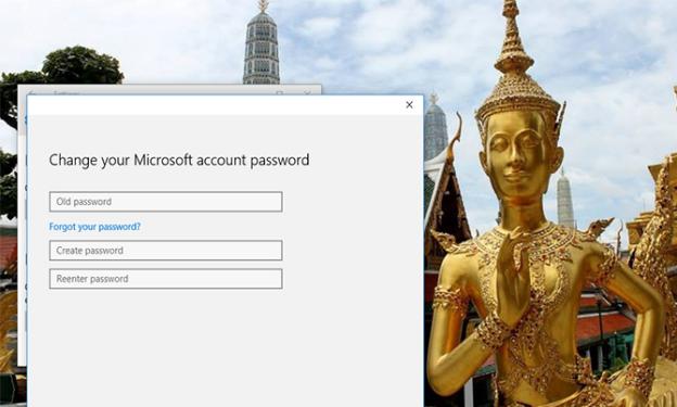 add password on windows 10