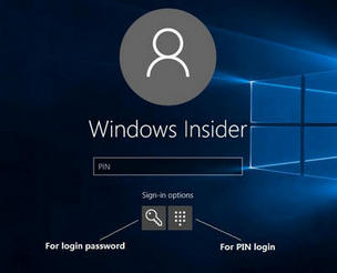 windows 10 pin password