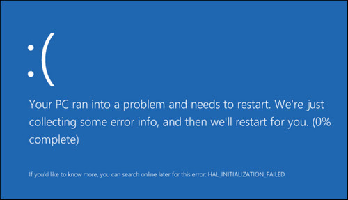 blue screen of death win10